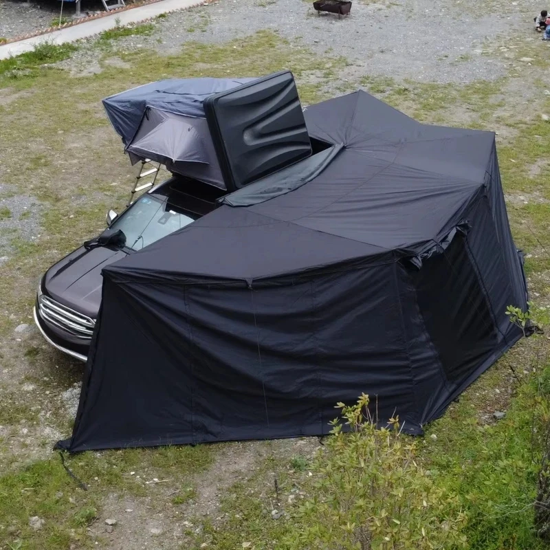 

Новая роскошная выдвижная палатка-тент Deluxe 270/360 градусов, увеличенного размера, с крылом 2 м, светодиодной подсветкой и боковой стенкой