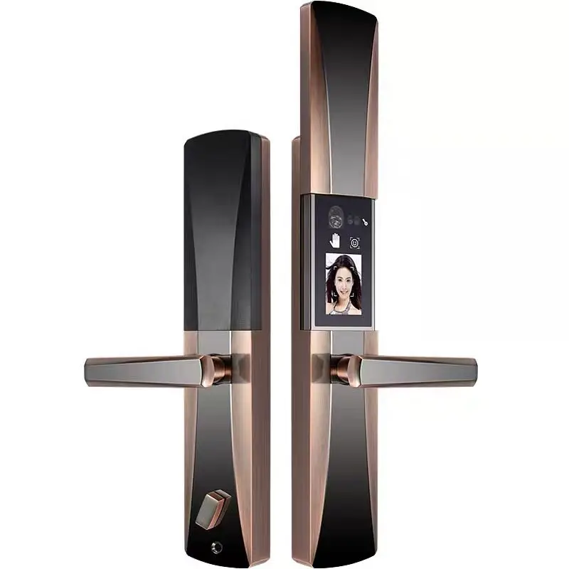 

Automatic slider facial recognition lock, rechargeable fingerprint remote