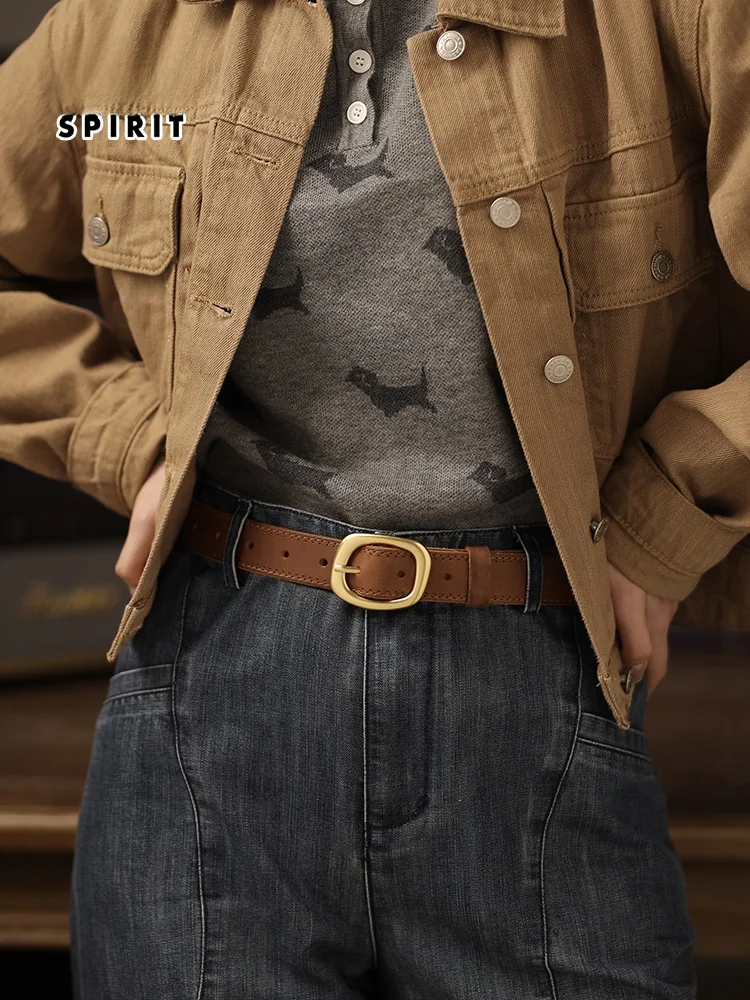 ladies-fashionable-buckle-leather-belt-decorative-accessory-for-jeans-versatile-copper-clasp-youth-to-elderly-size-28cm