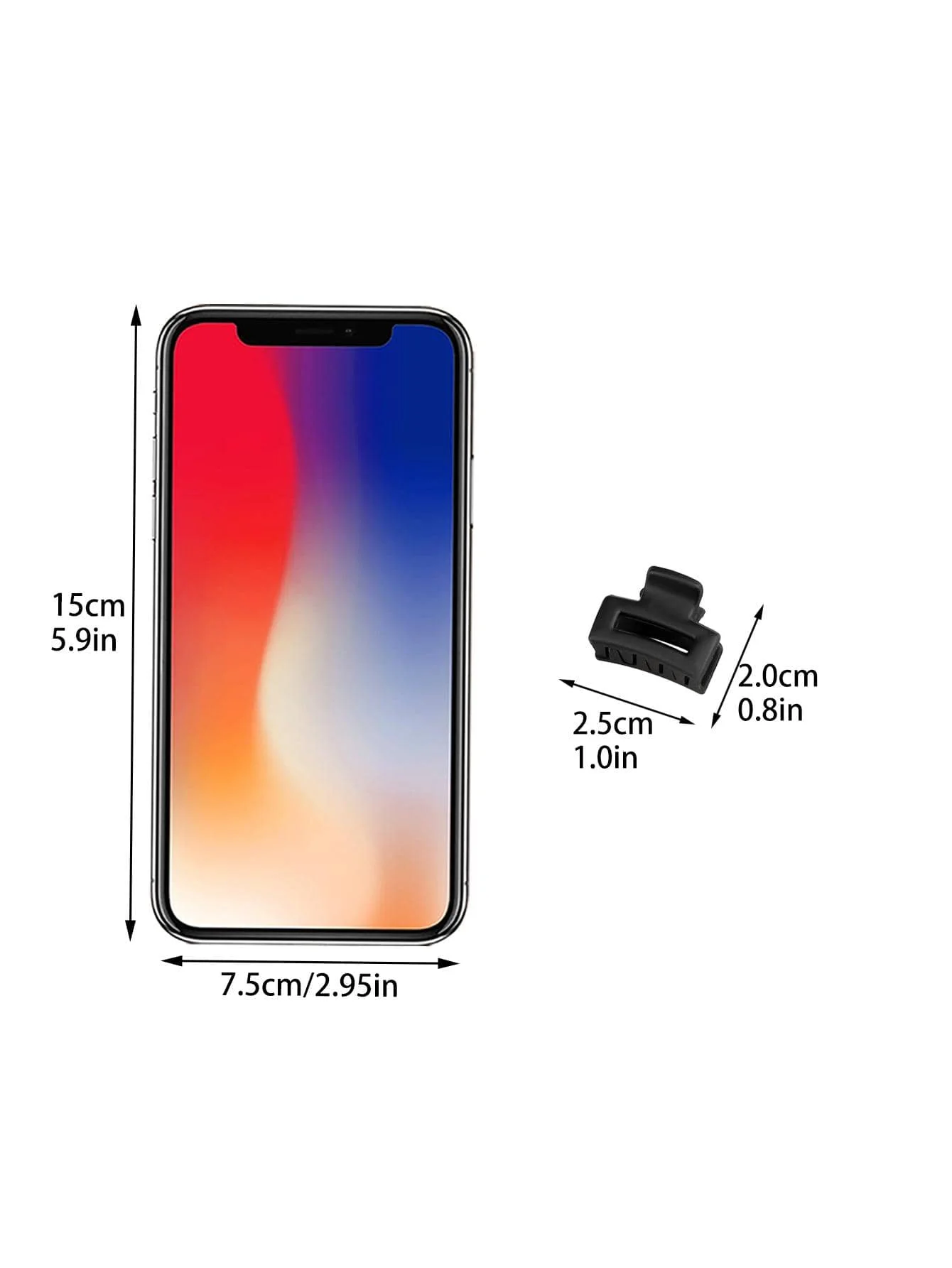 10 Stück mehrfarbige, matte, rechteckige, kleine Haarklammern für Frauen und Mädchen, niedliche Pony-Haarnadel, Haar-Accessoires