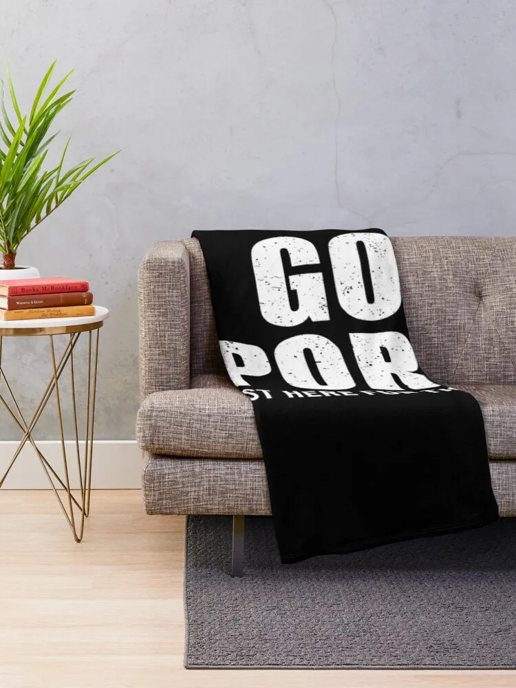 Go Sports I'm Just Here for the Snacks Throw Blanket Summer Beddings Summer Kid'S Heavy Blankets