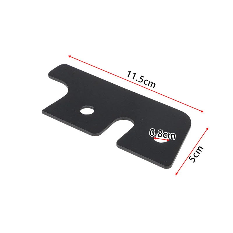 Car Sun Visor Repair Clips Kit Auto Accessories Aluminum Alloy Black Fit For Jeep Wrangler JL Gladiator JT 2020 2021 2022 2023