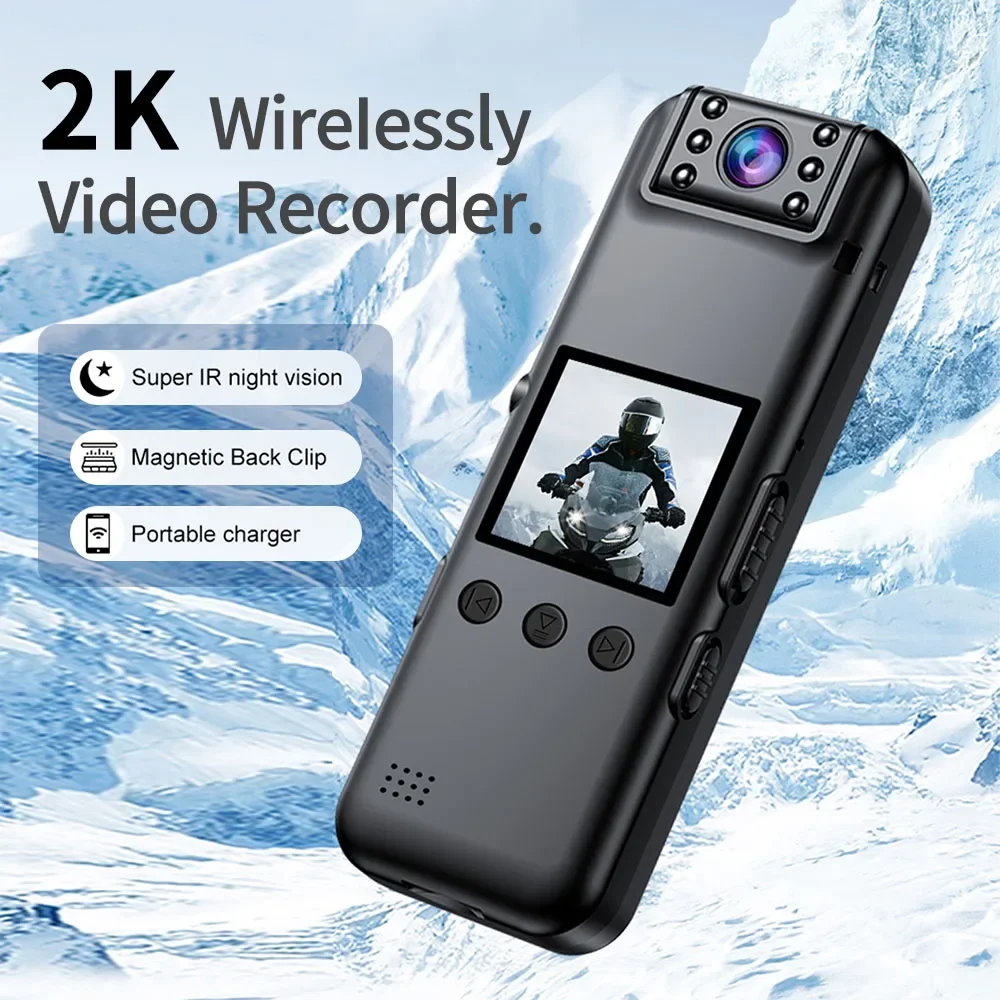 4MP Full HD WIFI Mini Camera Portable Digital Video Recorder Police Bodycam Infrared Night Vision DV Small Camcorder