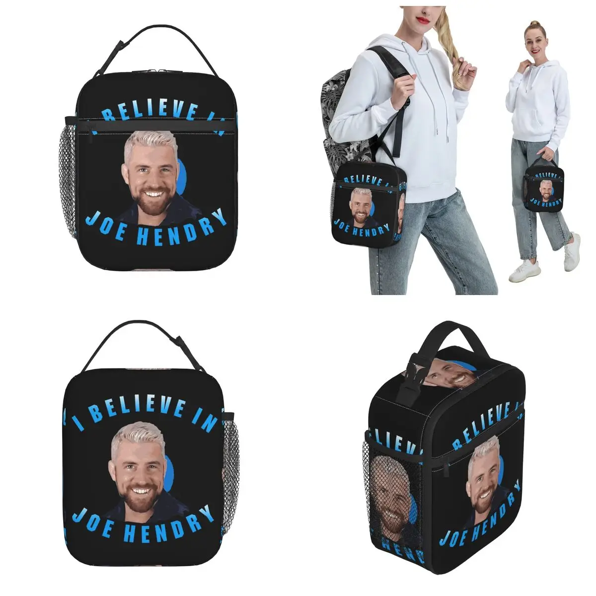 Ich glaube an Joe Hendry isolierte Lunch Bag Lebensmittel behälter tragbare Thermo kühler Lunchbox für Picknick