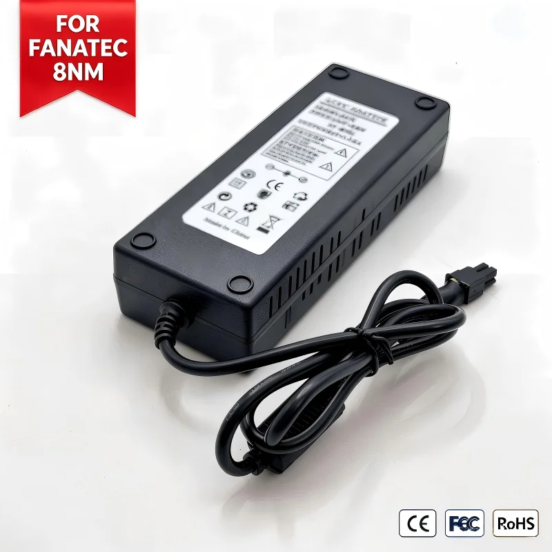 AC/DC Power Supply For Fanatec Boost Kit 180 8NM, 24V 7.5A 180W Adapter for CSL DD GT DD Pro, Endor6200-2400750P Replacement