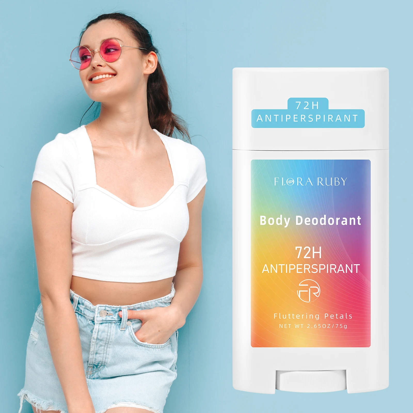 

Body Odor Remover Antiperspirant Deodorant Stick，72H Armpit Anti Sweat dry，Deodorant Remove Underarm For Women Man 75g/2.65OZ
