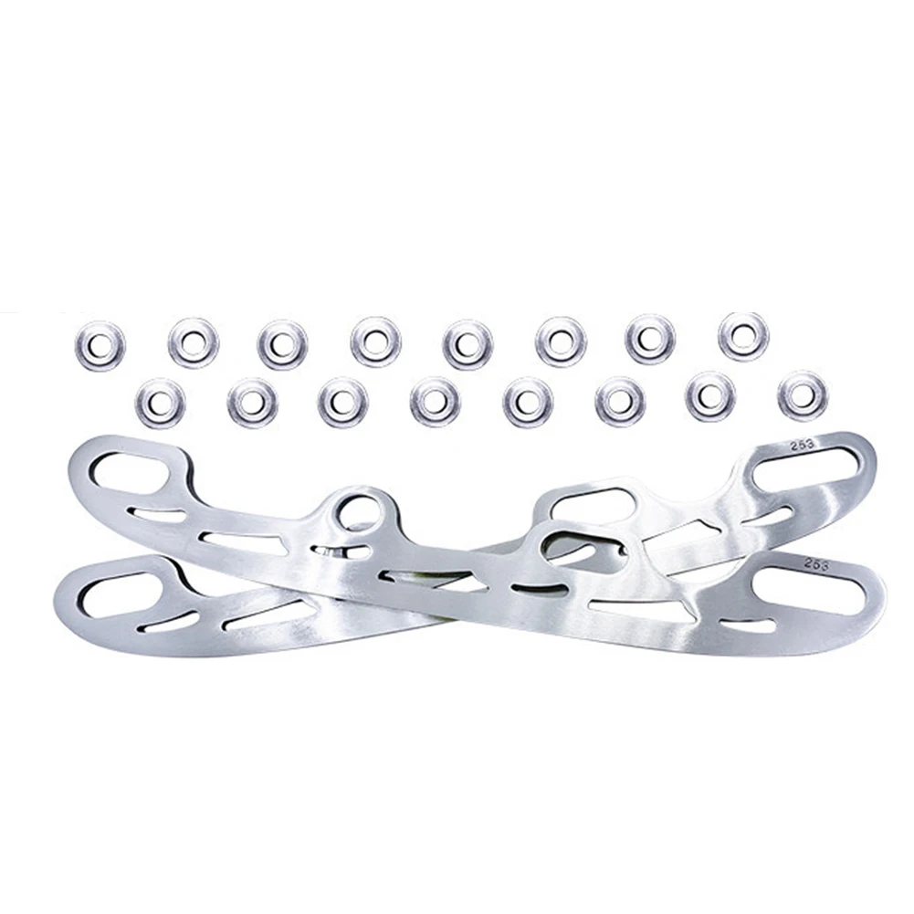 253/290 مللي متر تزلج بليد 1 زوج التزلج استبدال شفرات متعددة الأغراض أحذية تزلج شفرة لأحذية تزلج للنساء الرجال