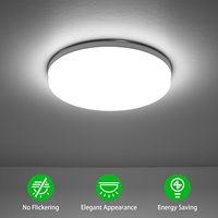 LEDs Ceiling Light LEDs Ceiling Light Flush Mounting 48W Round Ceiling Lamp for Kitchen Bedroom Hallway (6500-7000K White Light)