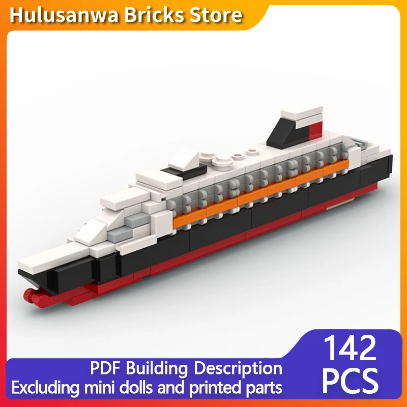 

Популярная модель фильма MOC, строительные кирпичи, круизный корабль, модульная технология, подарки, праздник, сборка, детские игрушки, костюм