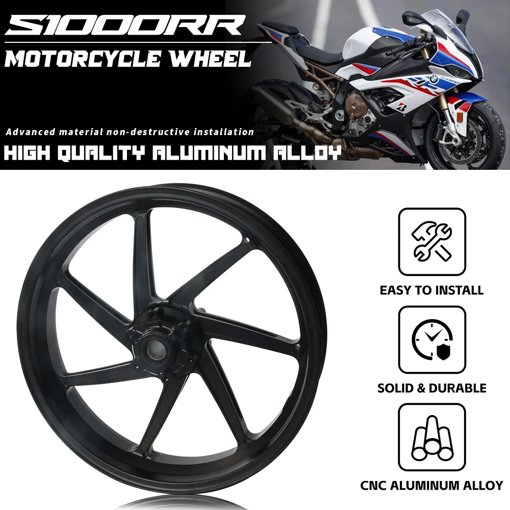 High-quality Motorcycle Front Wheels Rims Change Accessories For BMW S1000RR/M S1000R/M S1000XR/M 2021-2024 Aluminum Wheel Hub