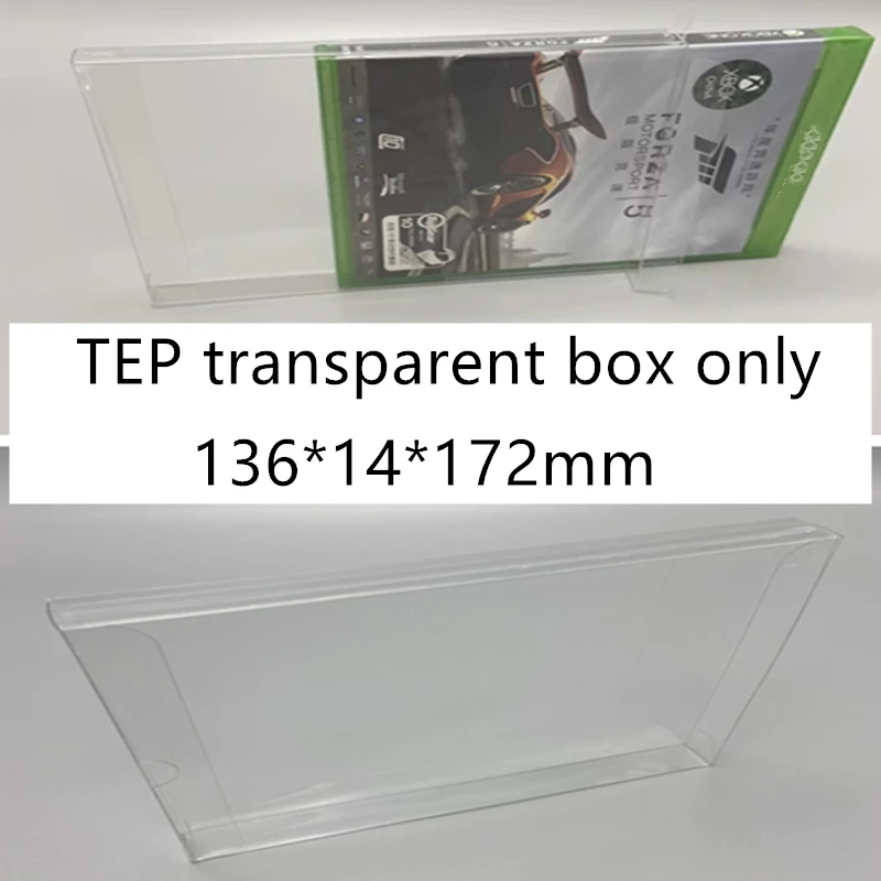 

Collection Display Box For Microsoft Xbox One Game Storage Transparent Boxes TEP Shell Clear Collect Case