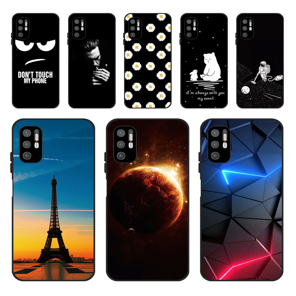 Para POCO M3 Funda Poco M4 Pro 5G Diseño de silicona a prueba de golpes Funda de teléfono para Xiaomi Poco M3 Pro 5G Funda suave Capa POCOM3