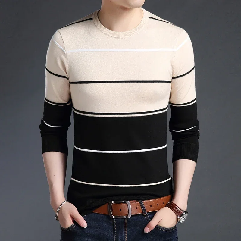 Customizable Striped Sweater 1522MJ8376