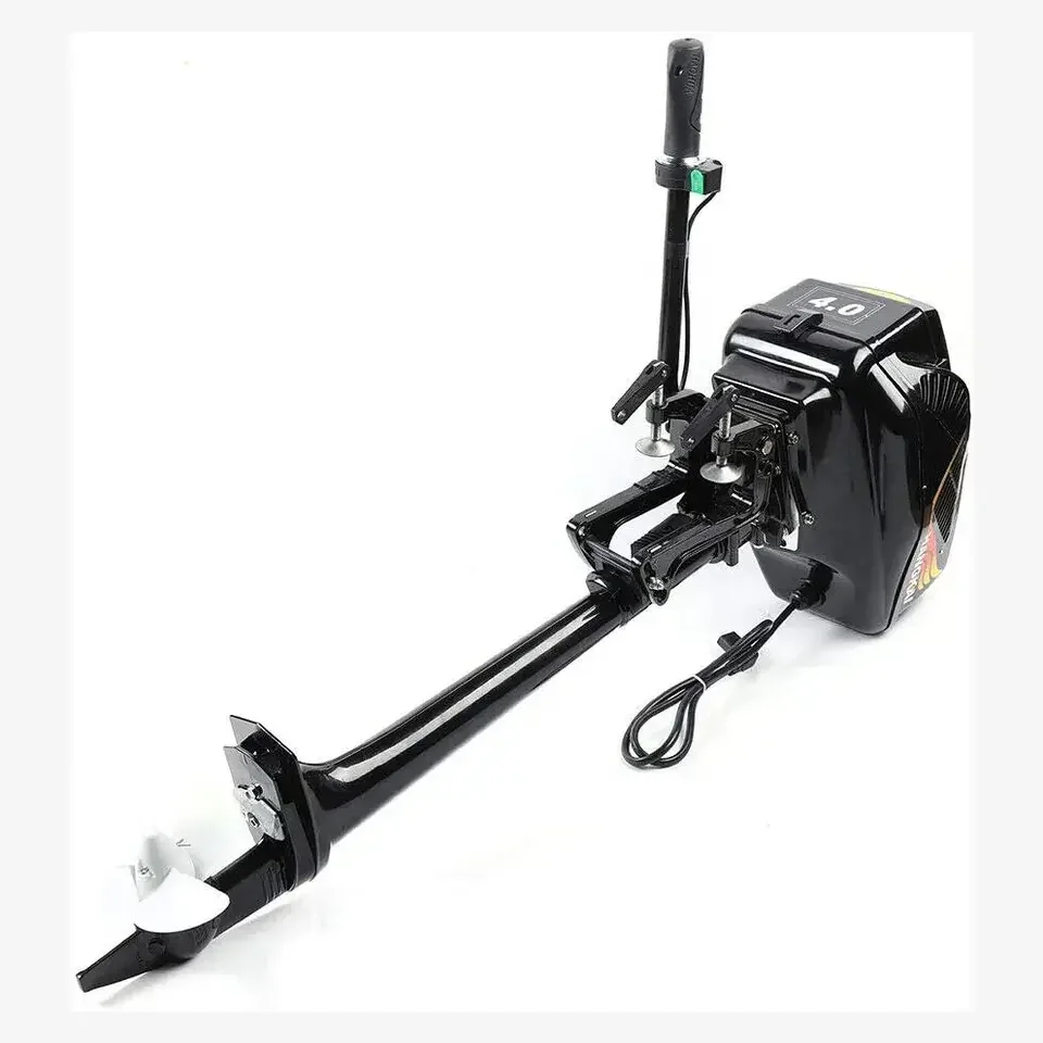 Brand New HANGKAI 4.0 Model Brushless Electric Boat Outboard Motor With 48V 1000W Output Fishing Boat Engine