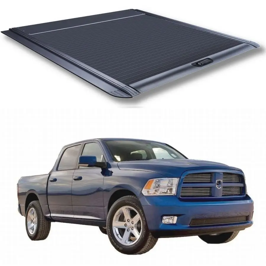 

Ousaier 2009-2021 Durable Rust-Proof And Waterproof Aluminum Manual Lockable Pickup Roller Shutter Cover For Dodge Ram 1500