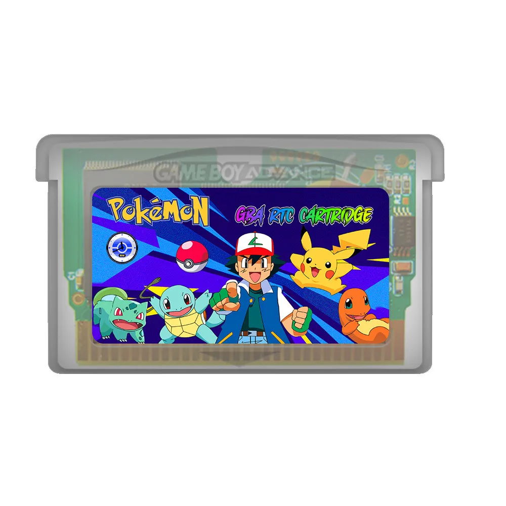 GBA RTC nowy Pokemon dedykowany zegar gra karciana 32M pamięci + 1M karta pamięci Flash Flash