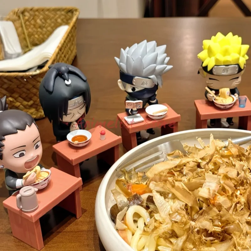 In Stock Naruto Blind Box Ramen Lamian Noodles Blind Box Original Bandai Bnfigureq Anime Figure Model Toys Christmas Gifts