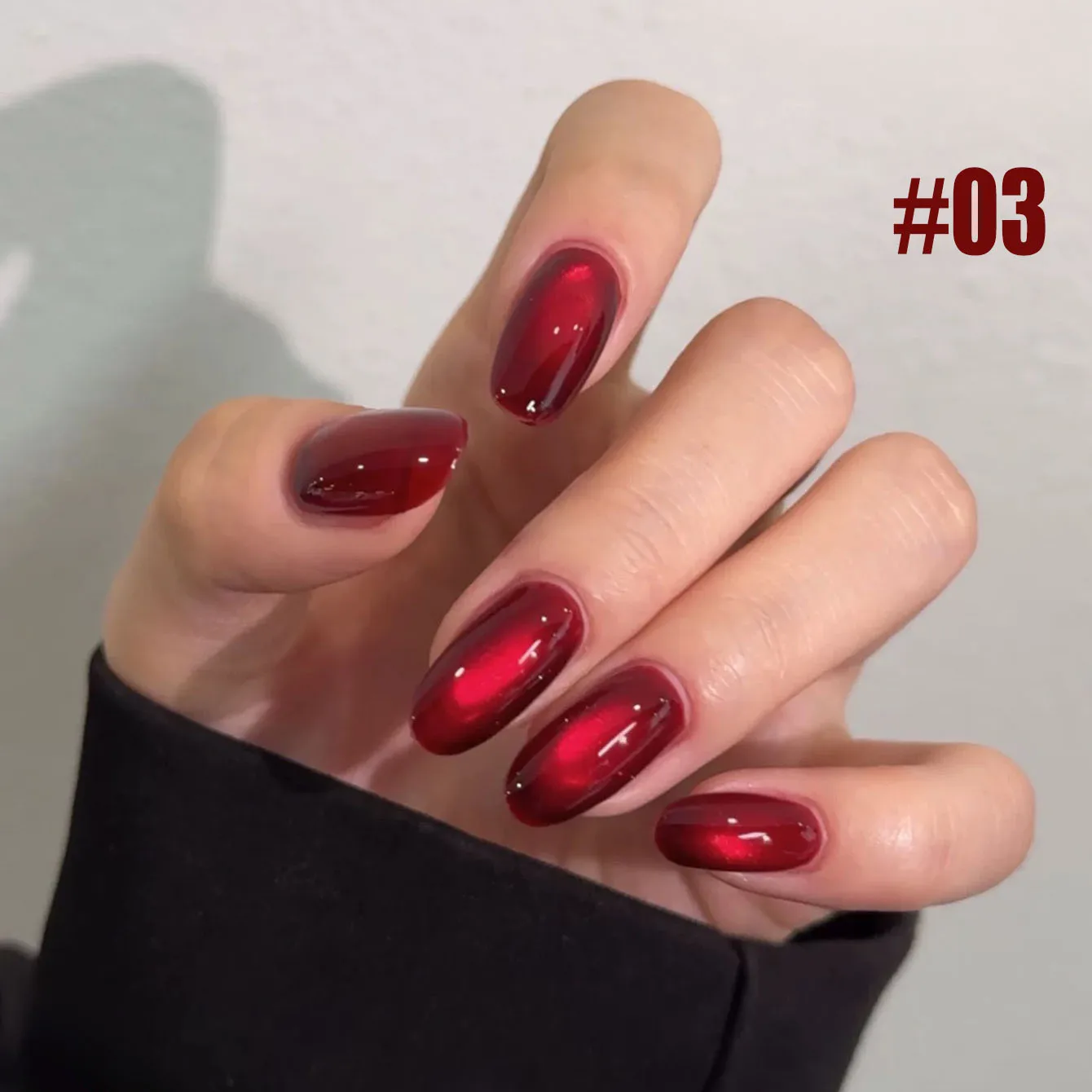 MIANEL 10ML 새해 레드 화이트닝 유리 구슬 파인 글리터 새틴 도자기 화이트 네일 아트 장식 DIY 네일 아트용