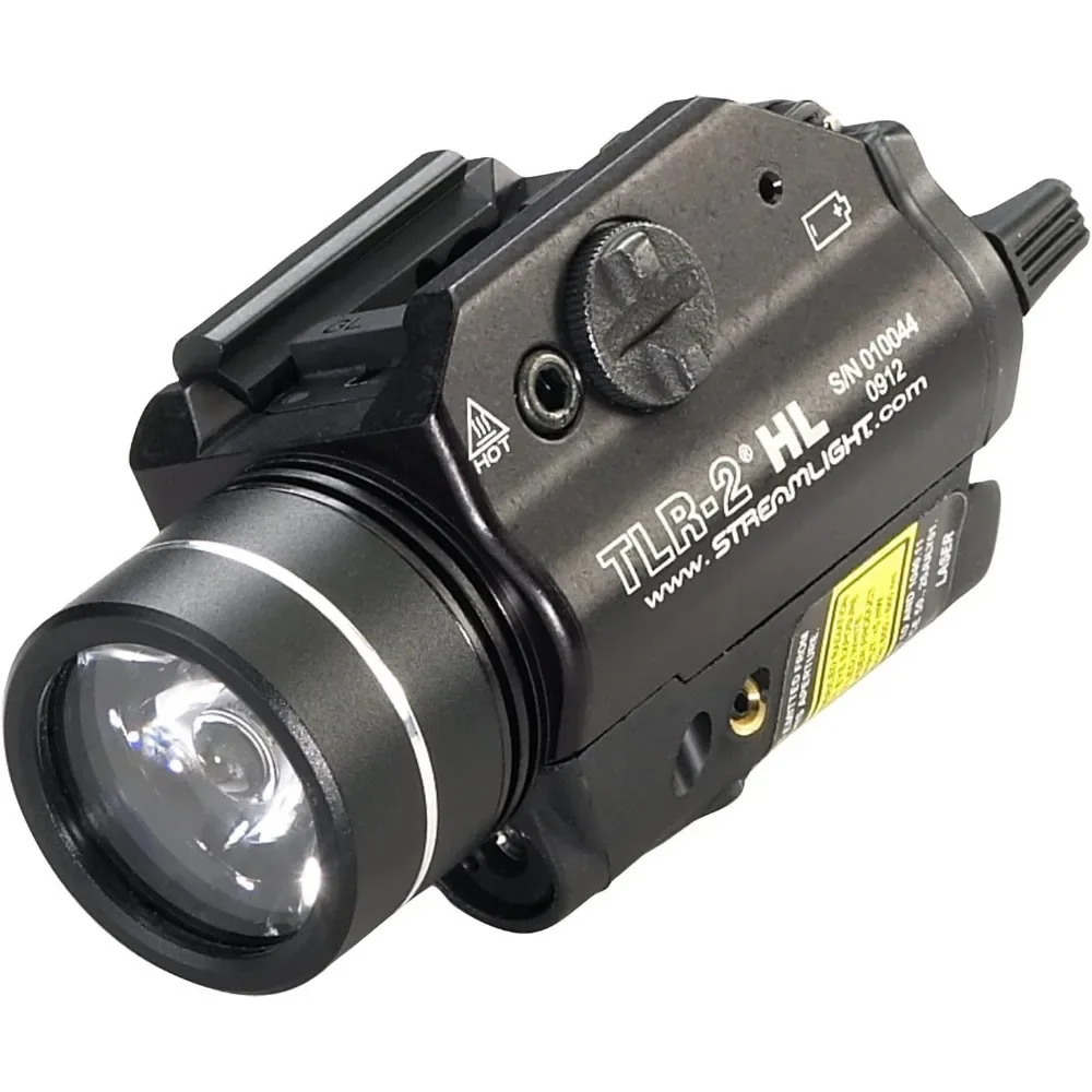 TLR-2 HL 1000-Lumen Rail Mounted Weapon Light with Integrated Red Laser, Black-69261