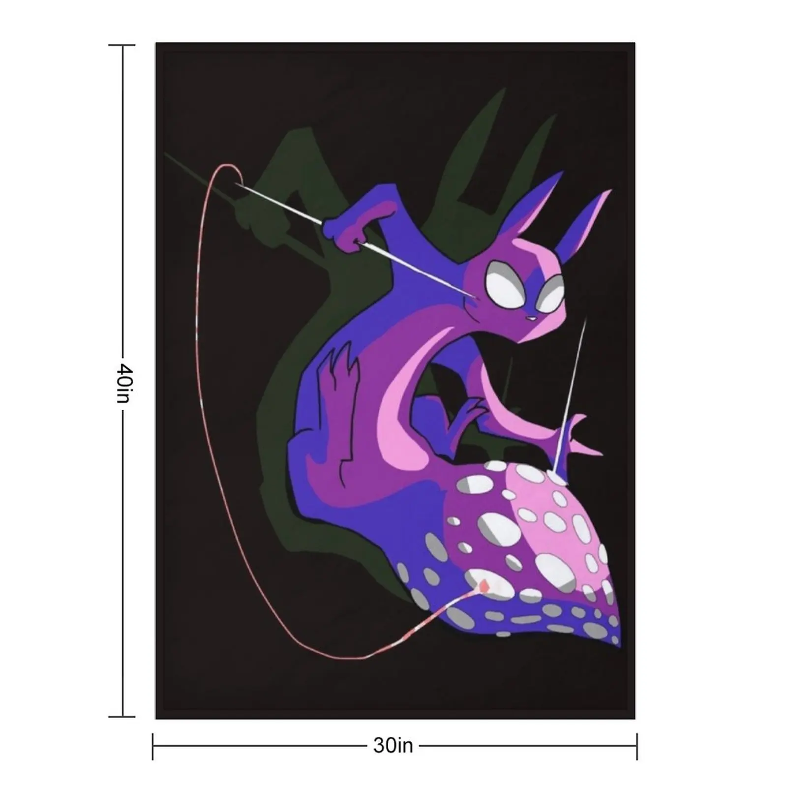 Rain World Downpour Slugcat Spearmaster Throw Blanket Luxury Furry Sofas Softest Blankets