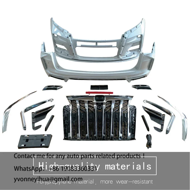 Spoiler Car Fit Decoration Exterior Lip Front Bumper Grille Body Kit Fit for Honda Odyssey 16-20