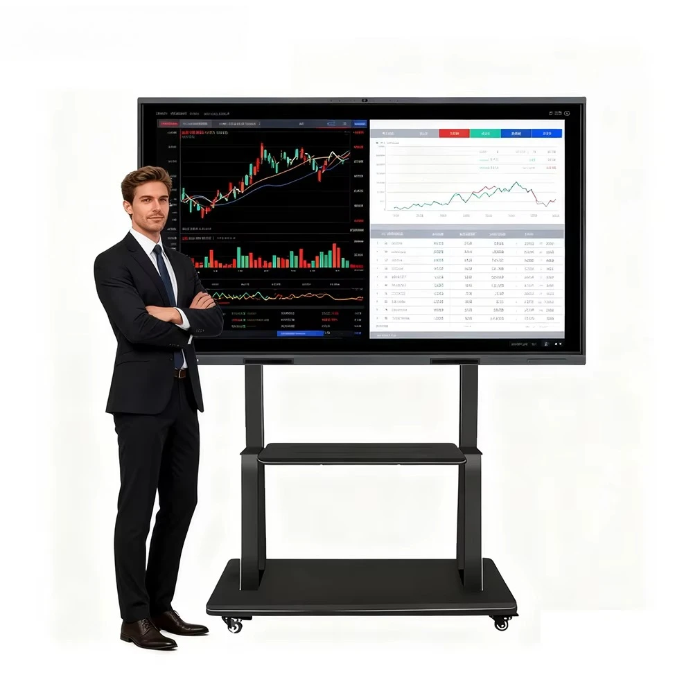 

65 75 85 98Inch Interactive Flat Panel 4k Multe Touch School Education Smart Board & Business Conferences Interactive Whiteboard