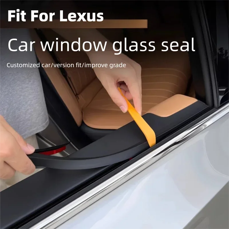 

Fit For Lexus ES RX NX UX Car Window Weatherstrip, Dustproof Waterproof Noise Reduction Seal Strip