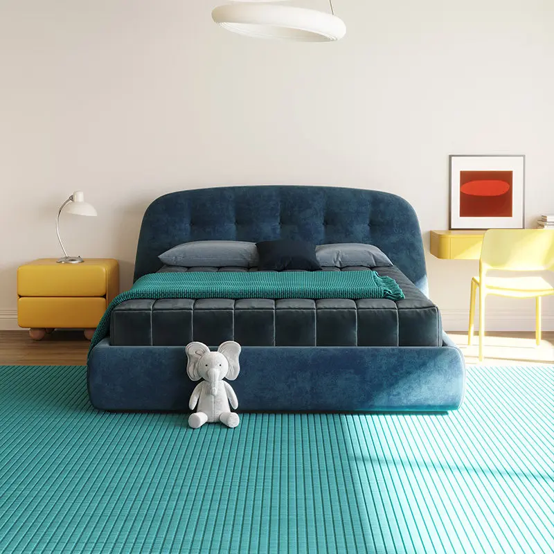 French Vintage Thickened Iron Kids Bed Frame Simple Princess Single Double Bedroom Sleeping Furniture