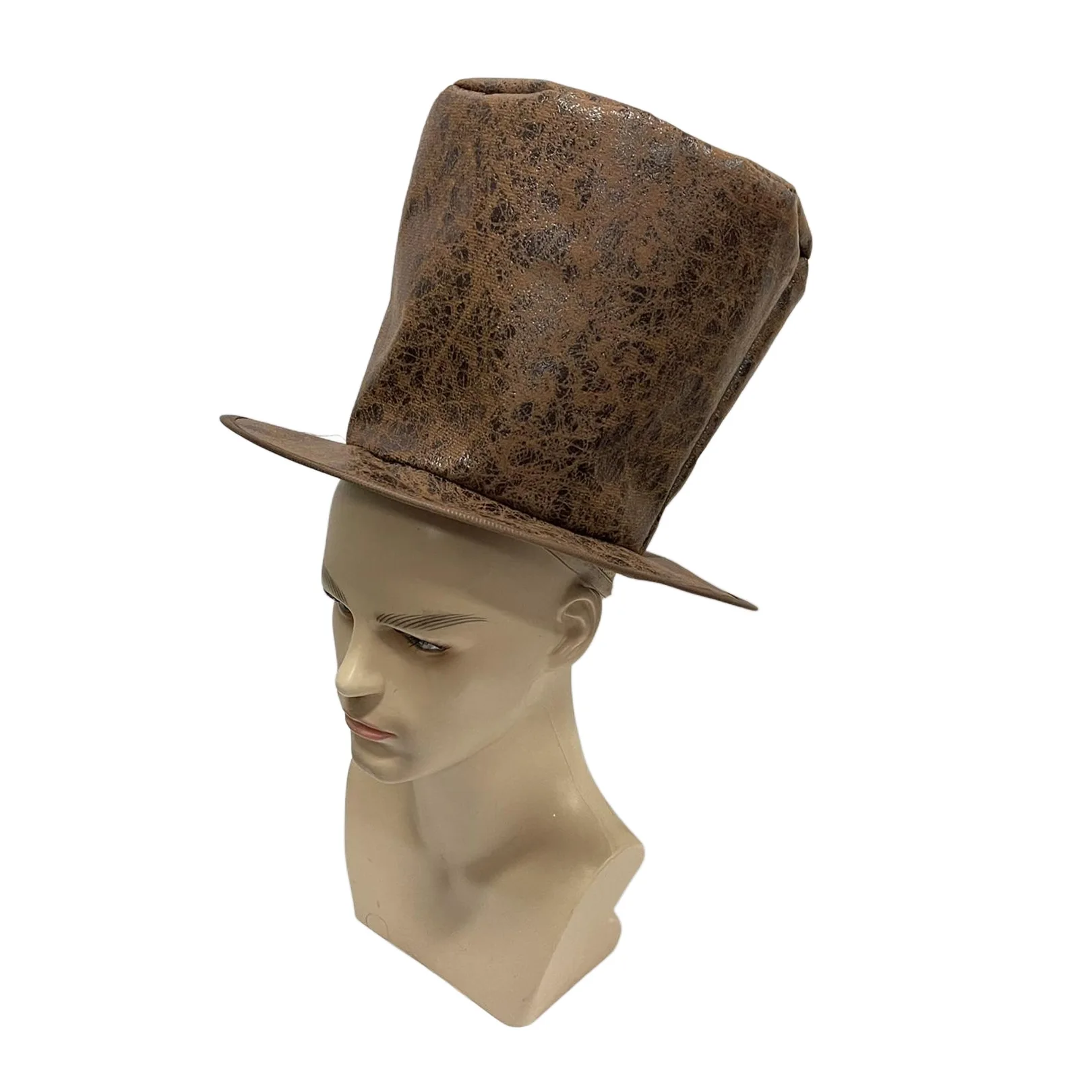 33x20cm Retro Magician High Hat Performance Hat Black Jazz Bowler Hat British Fashion Casual Gentleman Hat