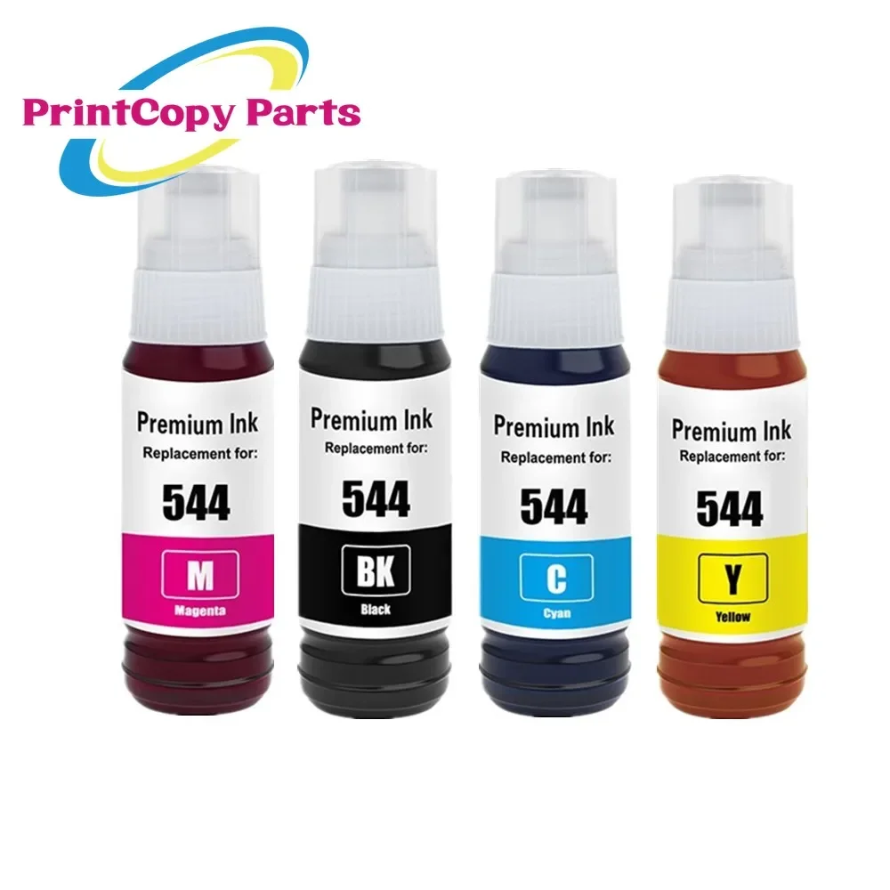 70ml/Bottle T544 Refill Ink for Epson L3110 544 for Epson EcoTank L3210 L1210 L1250 L3110 L3250 L3251 L3260 L5290