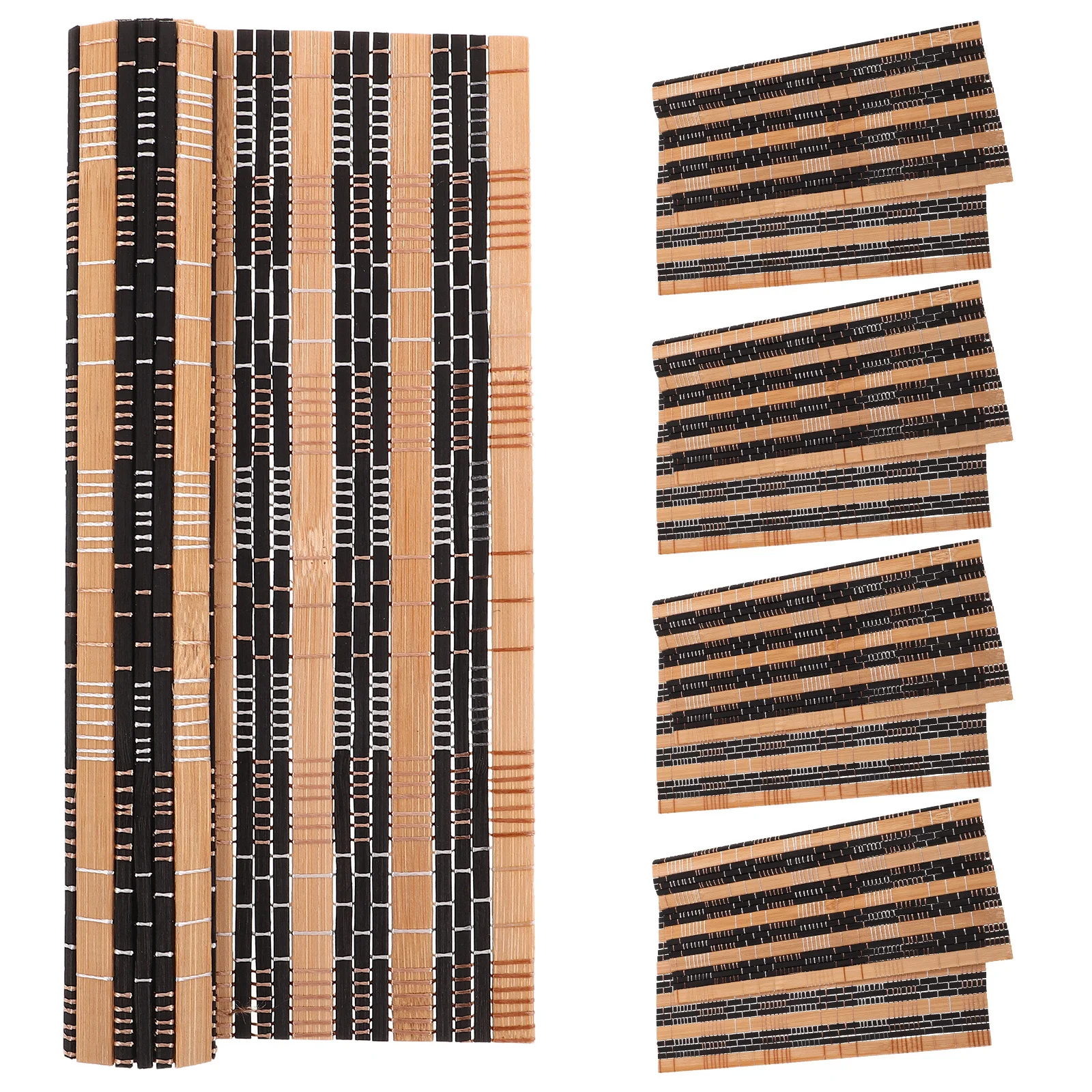 

5Pcs Bamboo Sauna Mats Heat Insulation Thick Waterproof Cushions for Spa Shower Room Bath Use Sauna Mats