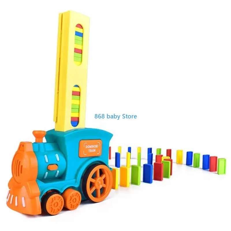 

29EE Laying Dominos Car Assembly Block Parent-Children Interaction Toy Battery Supply