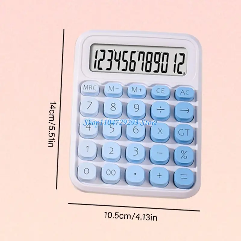 Y2GD Silents Operation Gradient Candy Color Calculator ABS Construction for Office Use