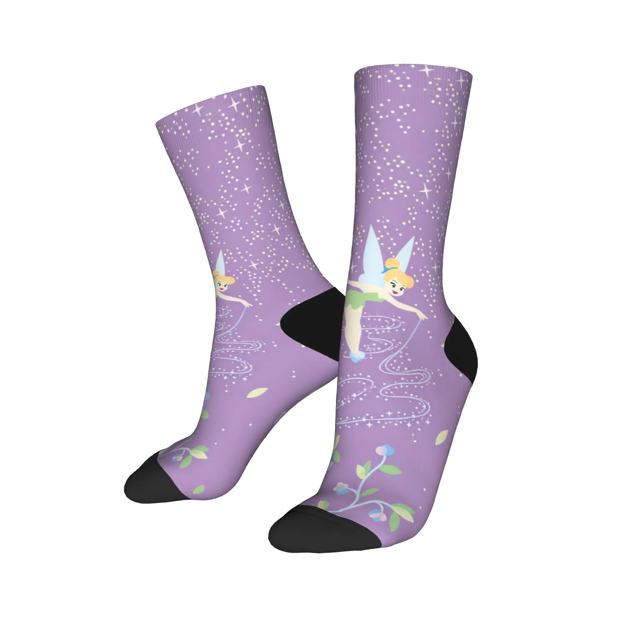 Tinker Anime Bells Stockings Men  Socks Quality Fashion Socks Autumn Skateboard Anti Skid Design Socks Gift