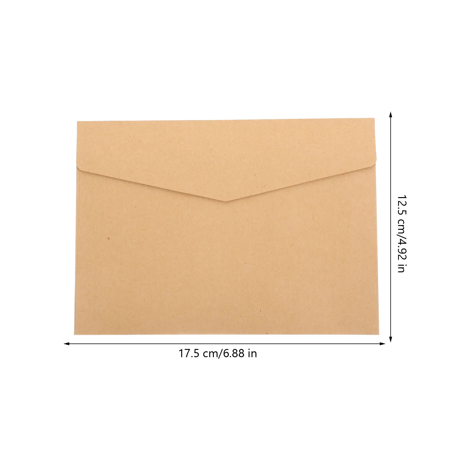 1 set 1 Set Blessing Card Envelope Shell Invitation Envelopes Gift Supplies Kraft Simple Style Solid Color Letter