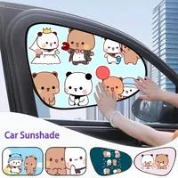 Bubu And Dudu Cartoon Car Sunshade Front Window Cover Windshield Sun Shade Car Visor Protection Interior Accessories
