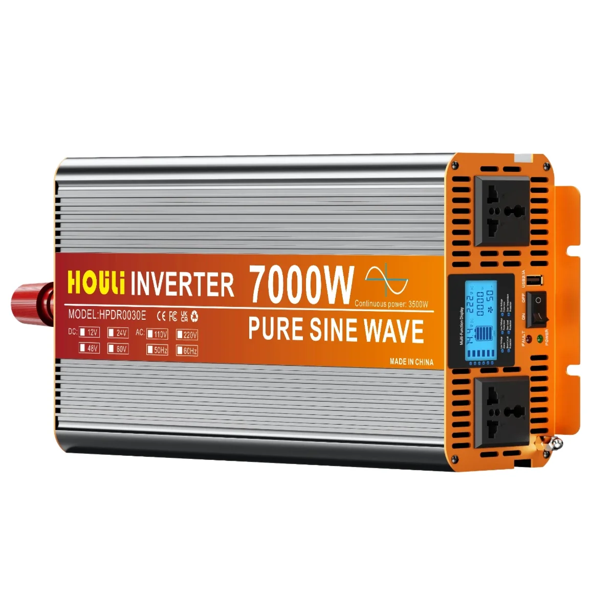 Inverter 12V 220V 3000W 4000W 5000W 6000W 7000W Pure Sine Wave Inversor 24v 220v Inversor De Onda Sinusoidal Pura Inversor