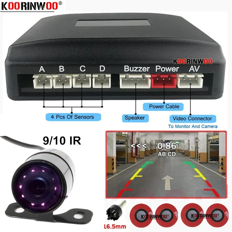 

Parking Sensors Cars Smart Blind Spot Auto Recoil Android Monitoring Systems Rear Radar Kit Parktronic Electronic Accessories