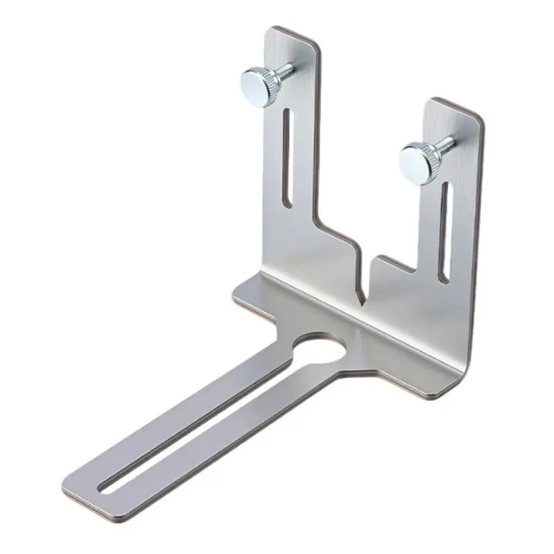 Adjustable Stainless Steel Laser Level Wall Mount Bracket Multi-Function For 1/4" 5/8" Connector Support