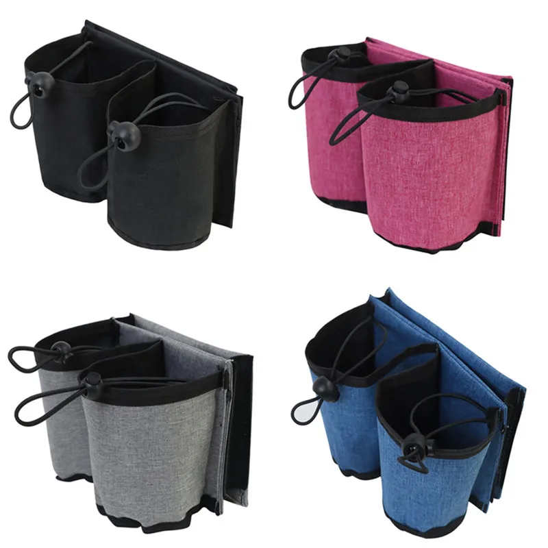 Luggage Travel Cup Holder Bag Portable Drink Drink Bottle Holder Traveler Accessory Roll on Suitcase Handles