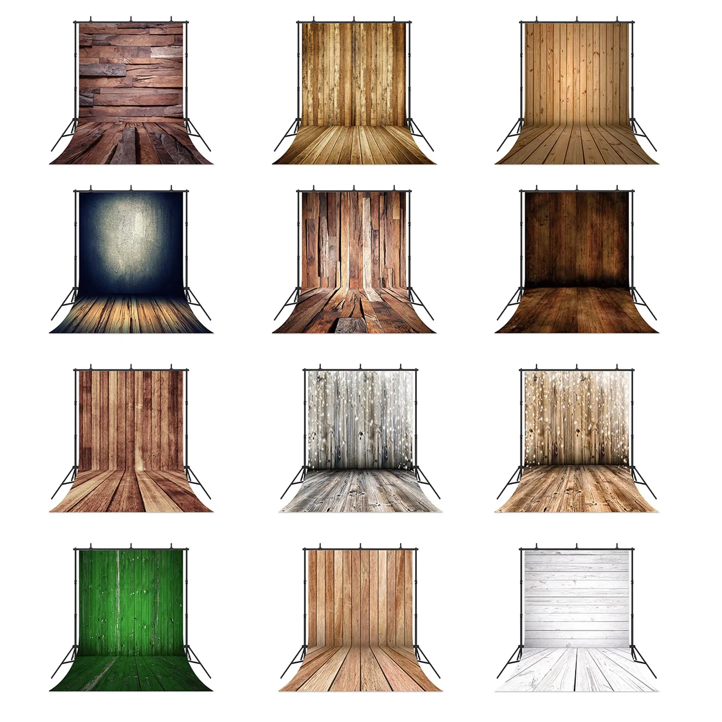 Fondos de fotografía de suelo de pared de madera, fondos fotográficos, fotófono, retrato de bebé, sesión de fotos comercial, accesorios de pared para fotomatón