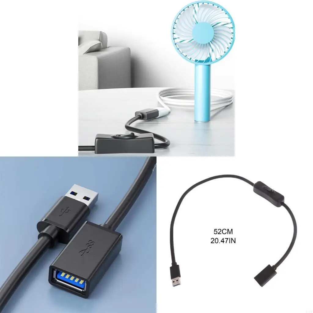 E1PF USB3.0 Stecker auf Buchse Verlängerungskabel Verlängerungskabel Datenleitung mit Schaltern