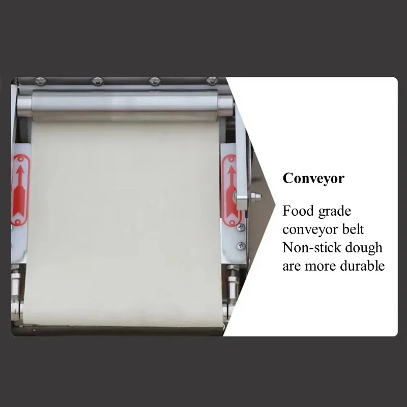 Commercial Dough Sheeter Rolling Machine, Stainless Steel Croissant Pastry Dough Processing Maker
