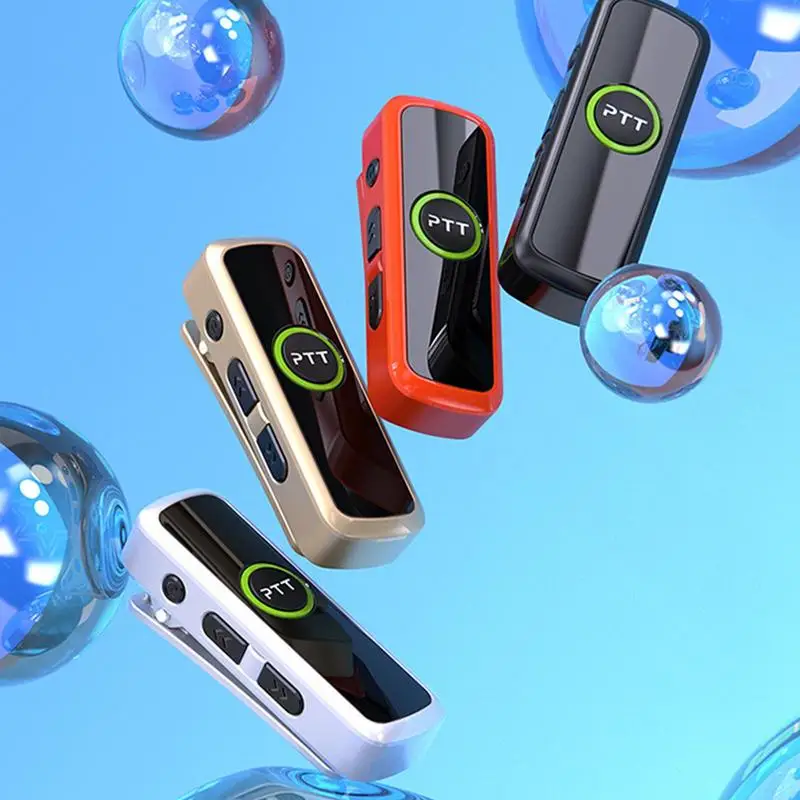 Small Walkie Talkies Portable Two-Way Radios Long Range With Earpiece Channel Kids Mini Walkie Talkies Outdoor Transceiver