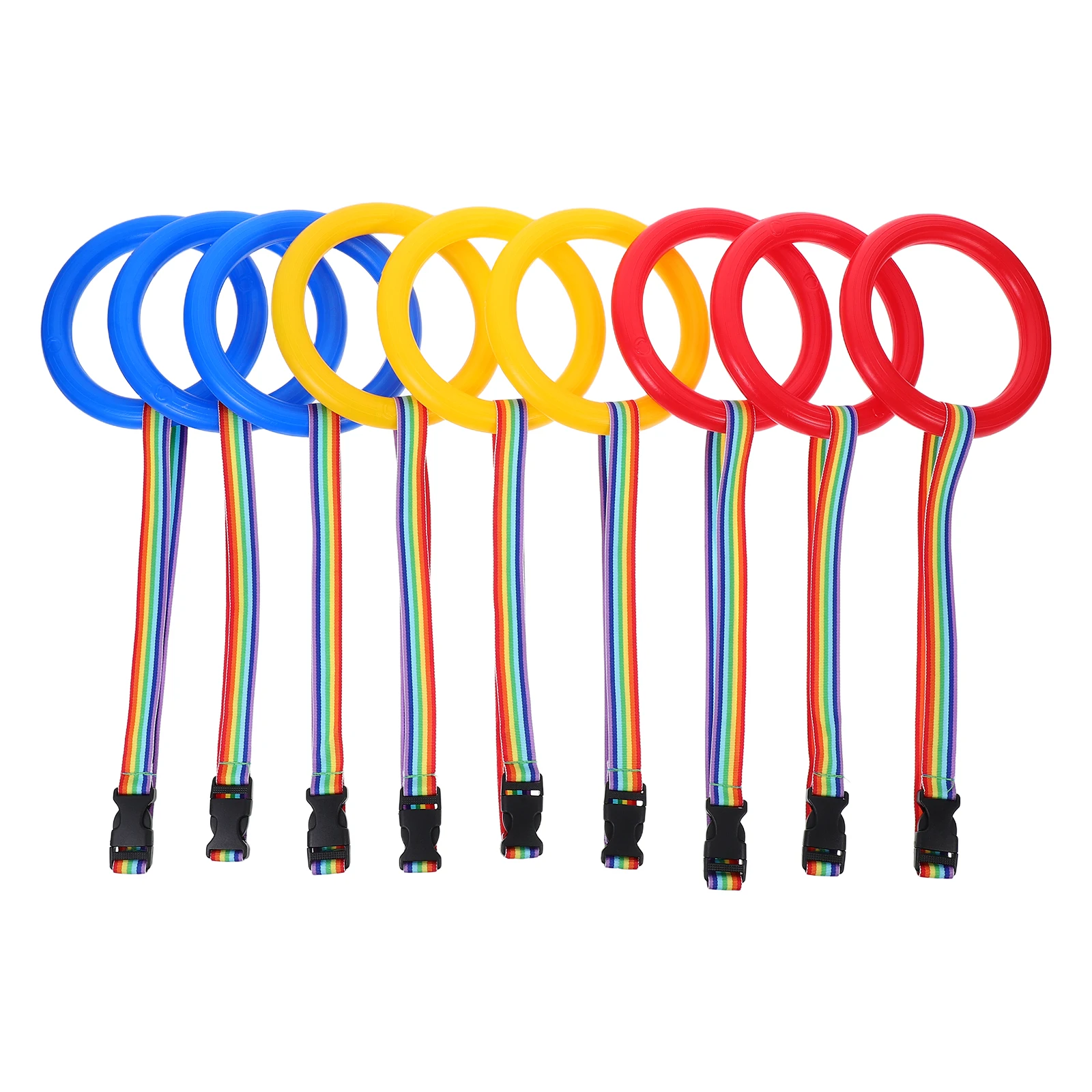 

9pcs Anti-Lost Walking Rope For Toddlers Bright Reusable Daycare Supplies Outdoor Safety Harness Kids 2 To 12 Preschool Activity