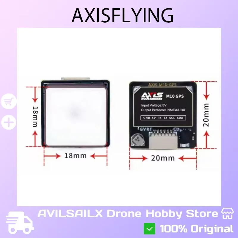 

Axisflying M80Q High-Precision Positioning FPV Drone GPS Module Accessory