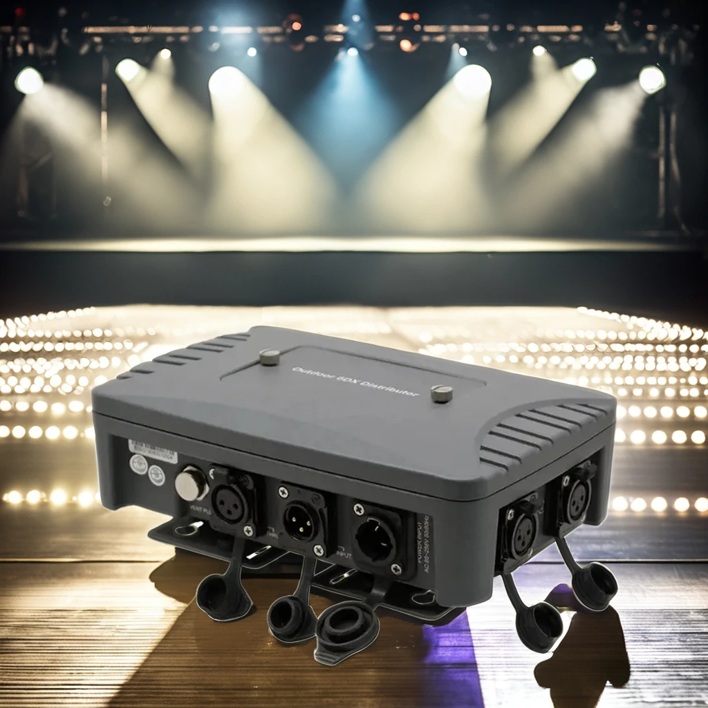 Portable IP65 DMX Pro Signal Control Module 6-Way PWM DMX Dimmer Splitter Outdoor Weddings Music Festivals Disco Clubs Stages