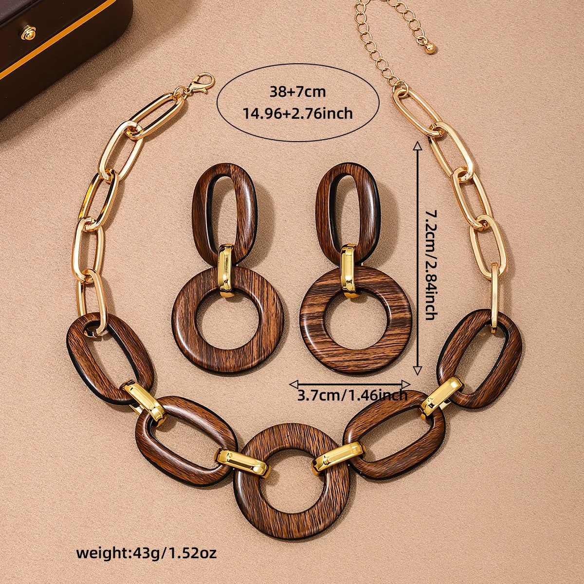 Classic Necklace and Earrings Set - Sophisticated and Timeless, Ideal for Formal Events