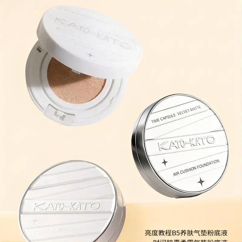 

KATO Air Cushion Foundation Concealer Moisturizing Long-lasting Waterproof Brighten Skin Care Rare Beauty Cosmetics Korea Makeup