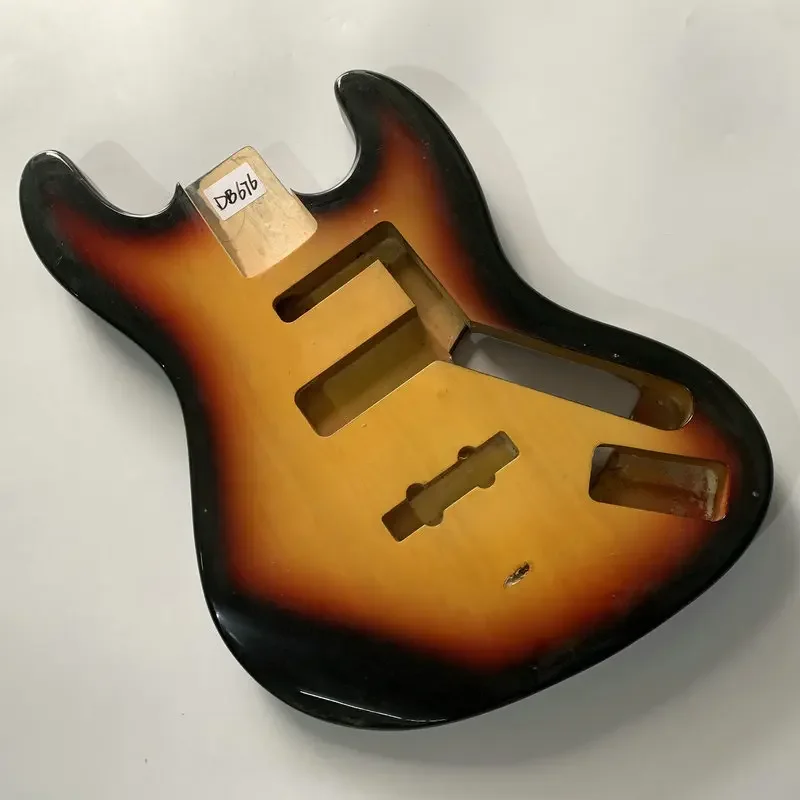 

DB676 Jazz Bass Незавершенный 4-струнный электрический бас Sunburst Цвет DIY Детали гитары Замена аксессуаров Правая рука Пользовательский заказ